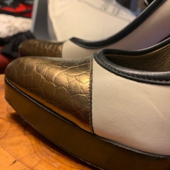 Lanvin 2013 ete platform pumps with removable ankle straps and 5” heels 40.5 10 - Picture 7 of 15